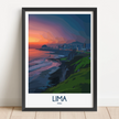 Lima Retro Travel Illustration