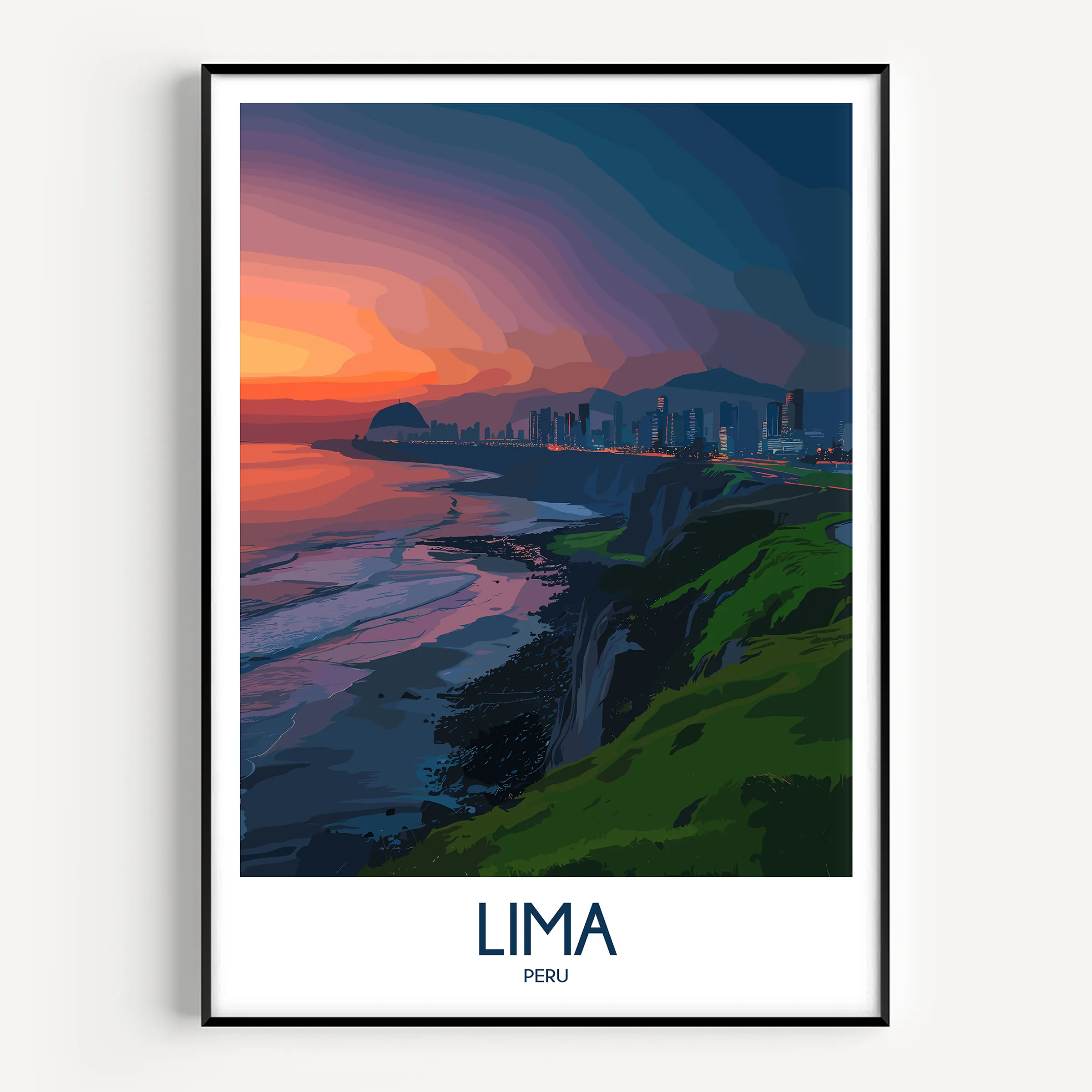 Lima Scenic Landscape Art
