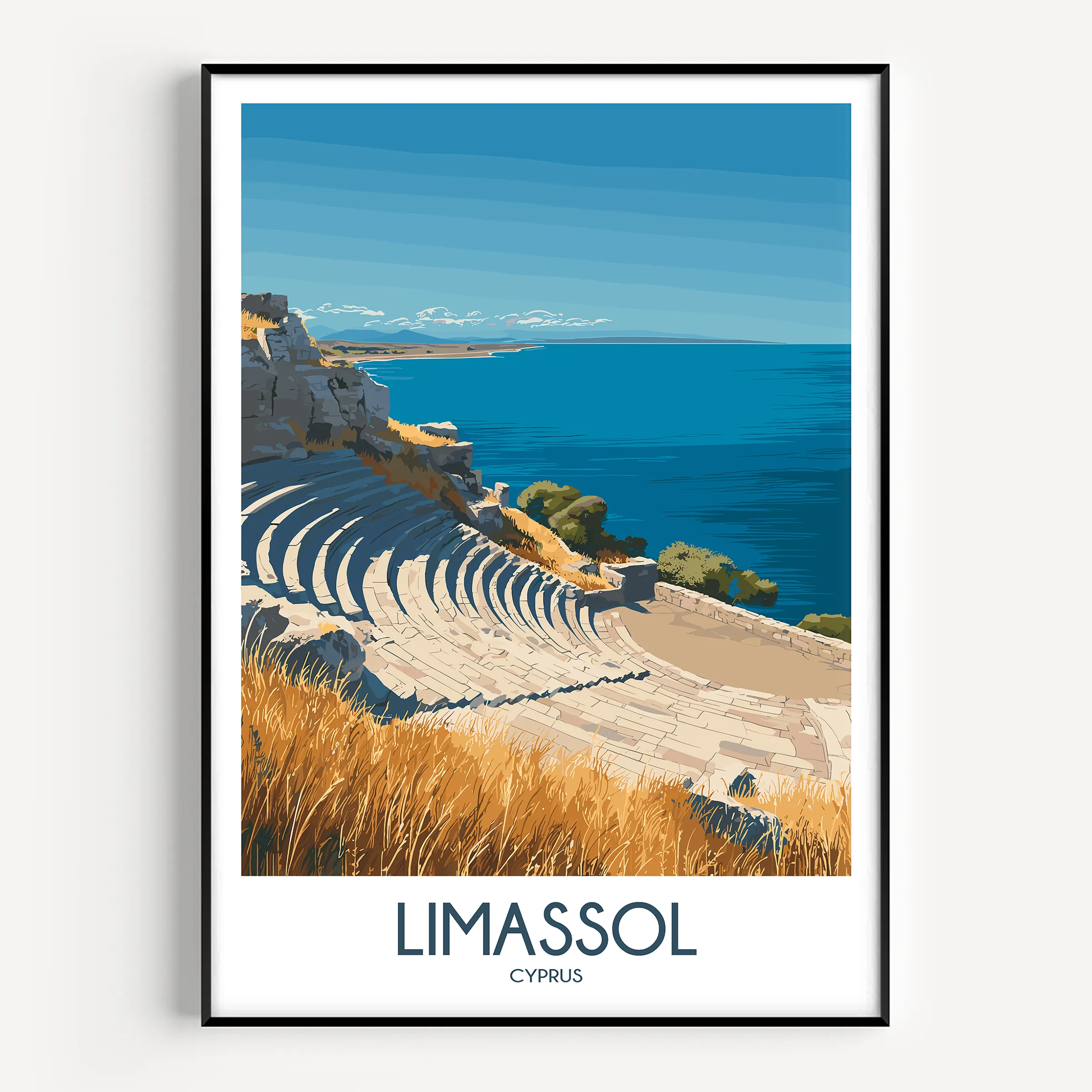Limassol Destination Art Gift