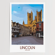 Lincoln Cathedral Modern Travel Poster