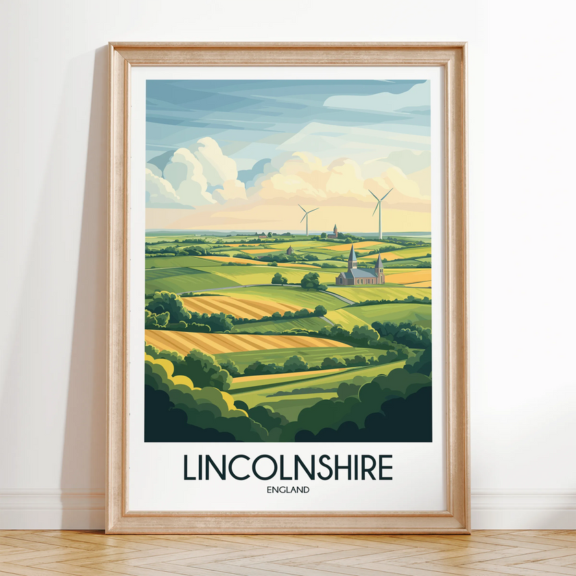Lincolnshire Destination Art Gift