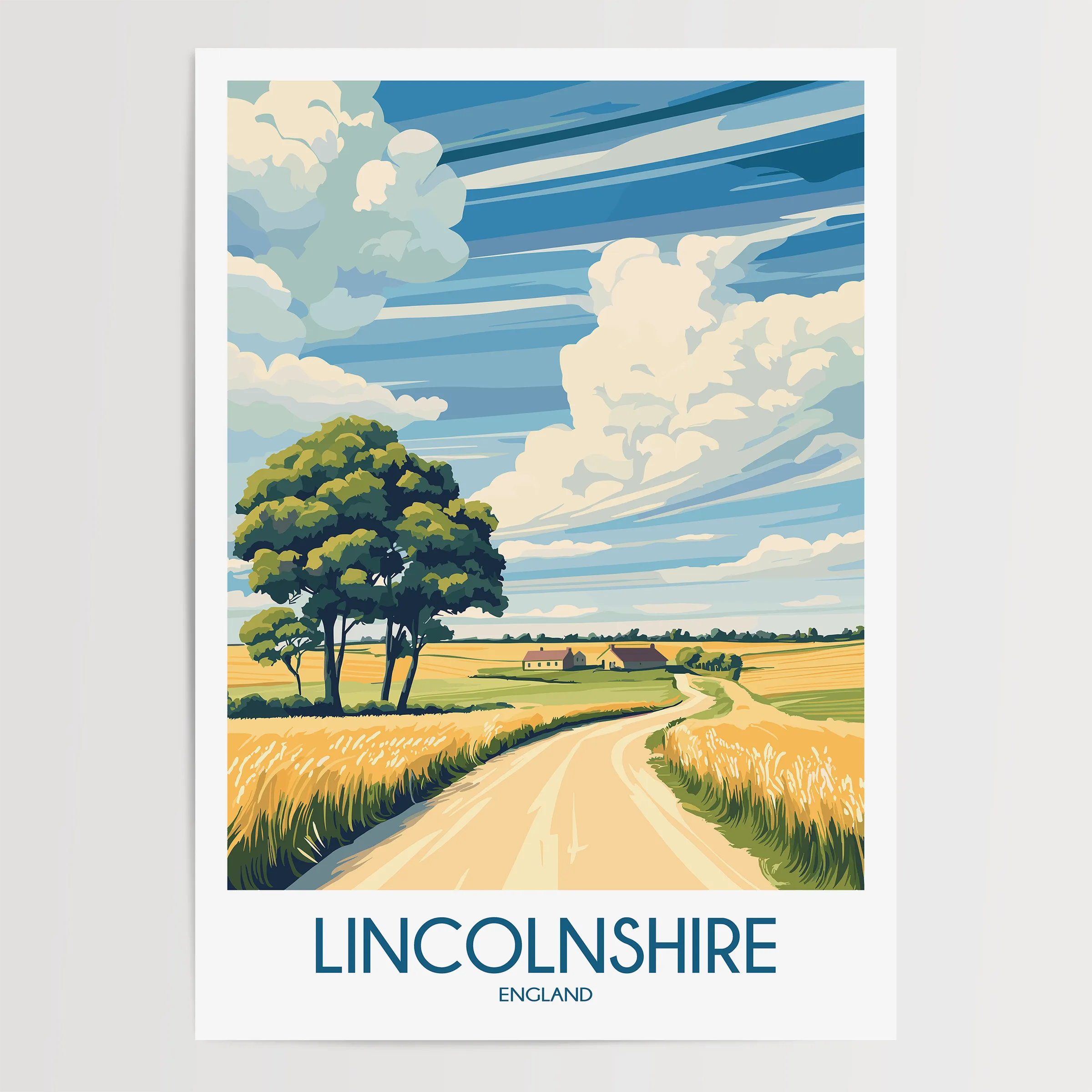 Lincolnshire Destination Art Gift