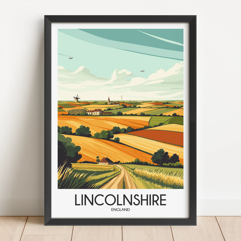 Lincolnshire Destination Art Gift
