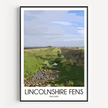 Lincolnshire Fens Destination Art Gift