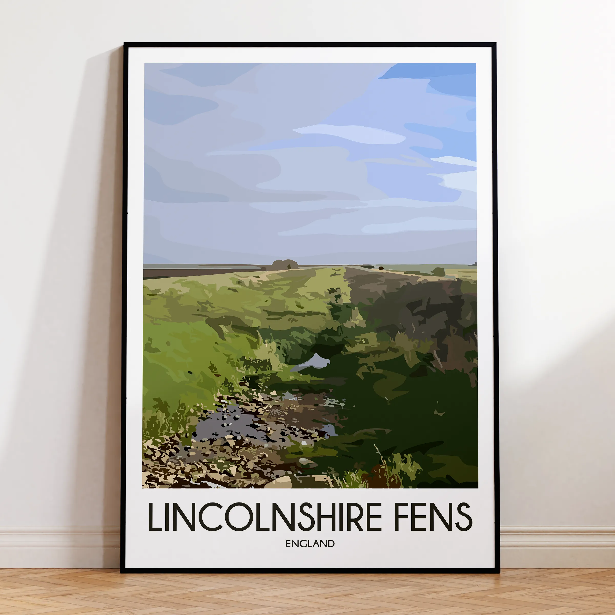 Lincolnshire Fens Gallery Quality Print