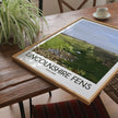 Lincolnshire Fens Modern Travel Poster