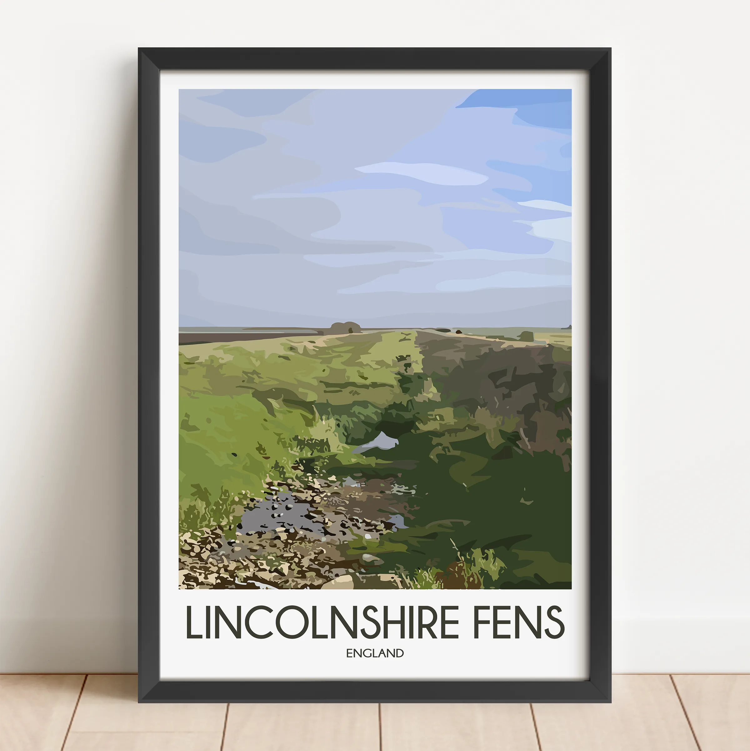 Lincolnshire Fens Travel Memory Gift