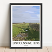 Lincolnshire Fens Travel Memory Gift