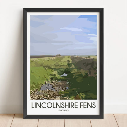 Lincolnshire Fens Travel Memory Gift