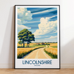 Lincolnshire Modern Travel Poster