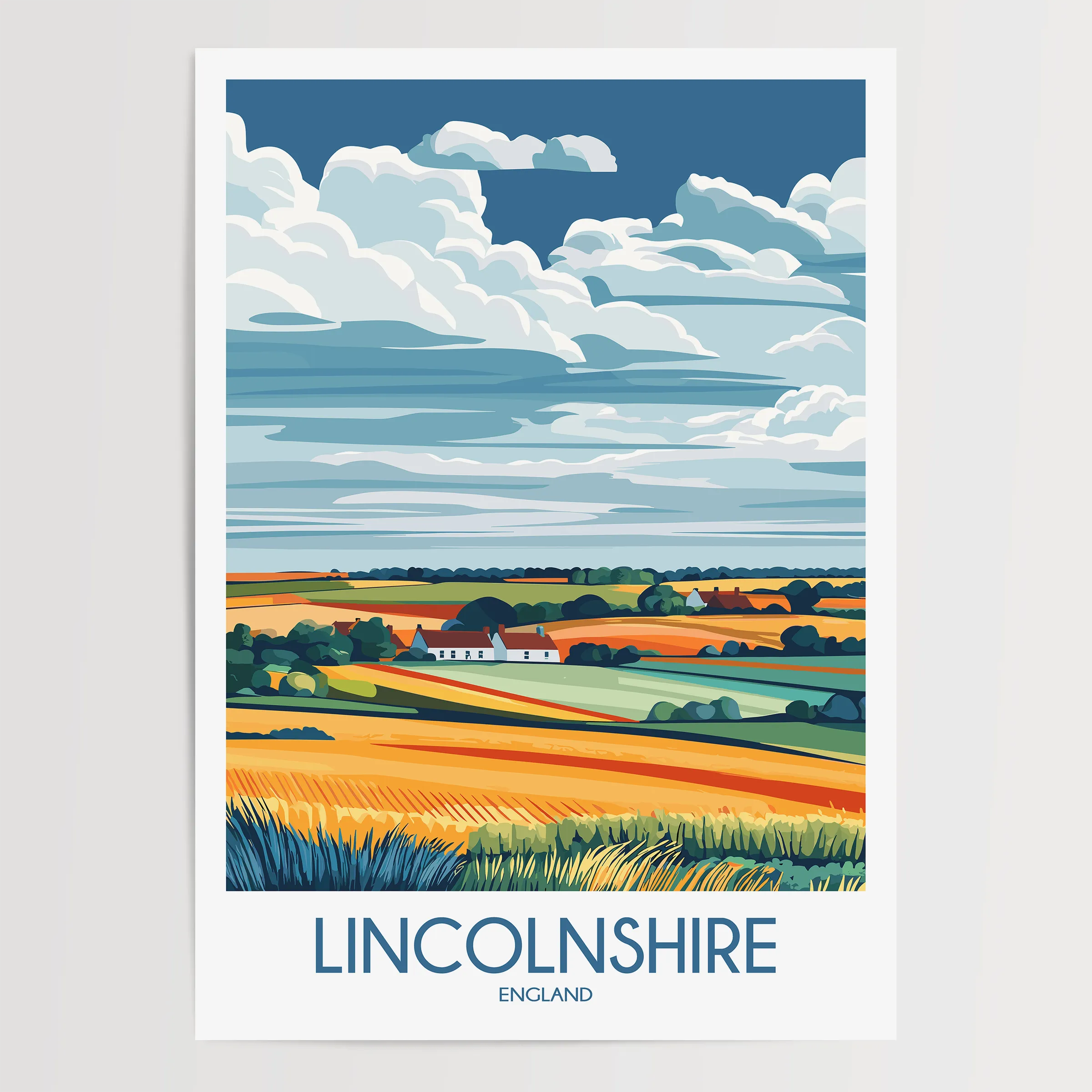 Lincolnshire Scenic Landscape Art