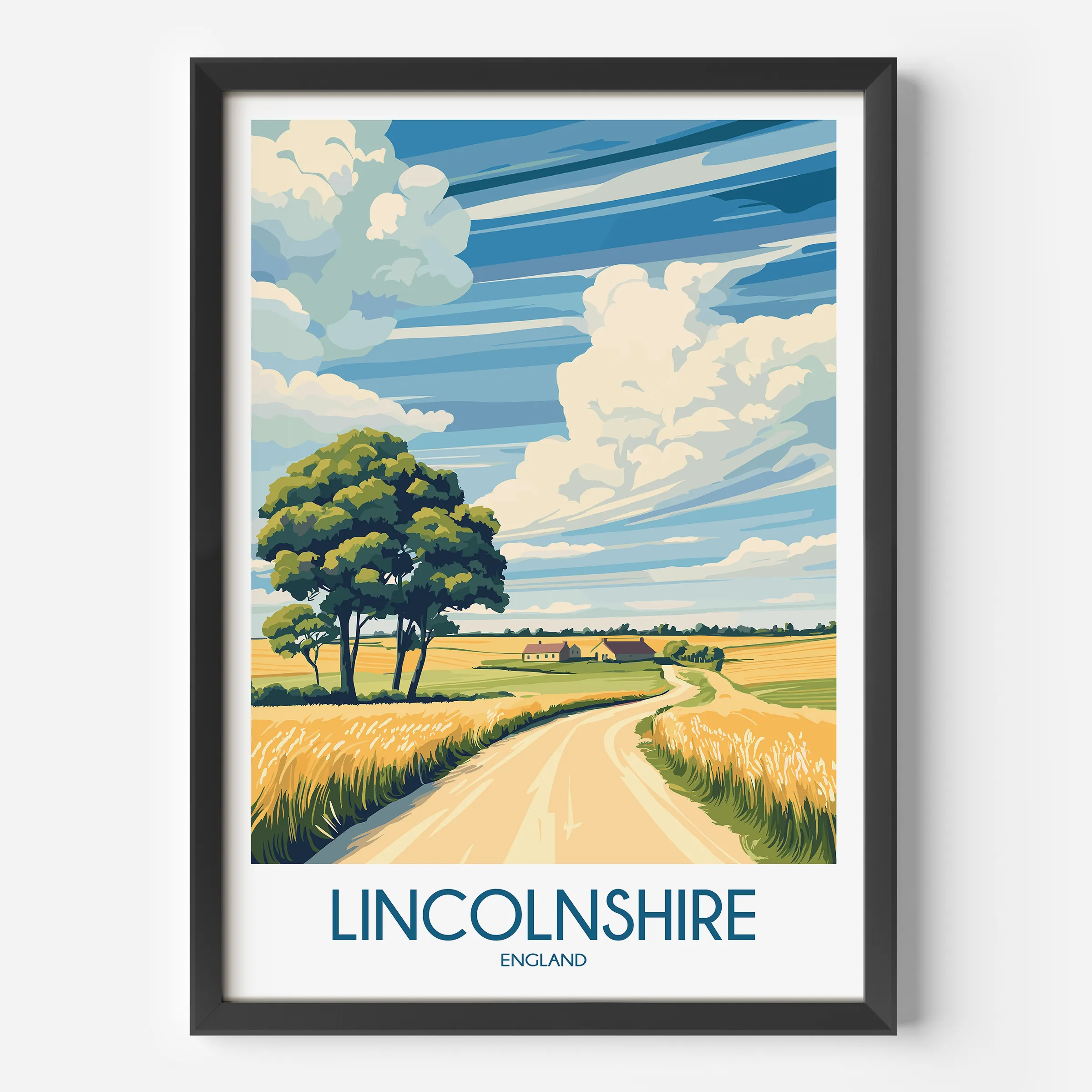 Lincolnshire Scenic Landscape Art
