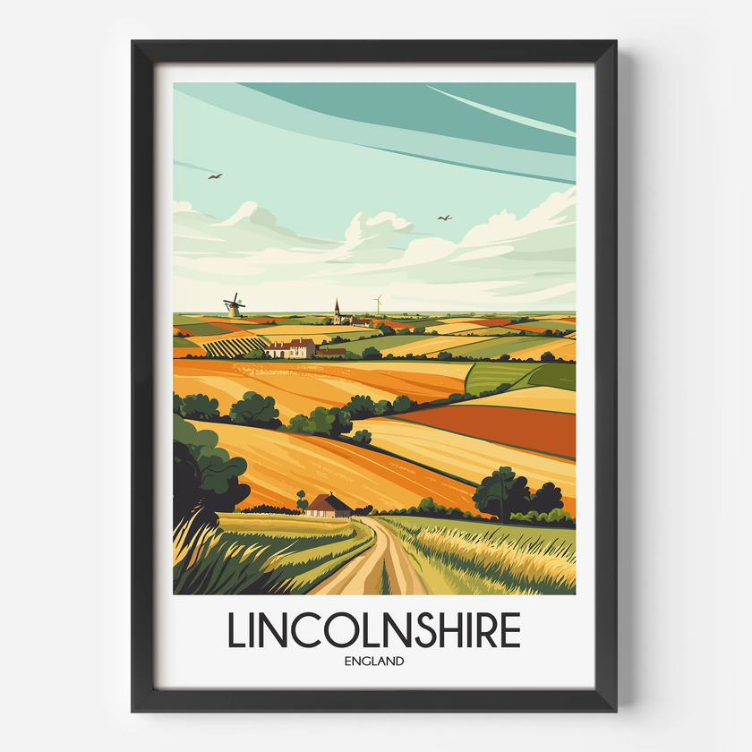 Lincolnshire Scenic Landscape Art