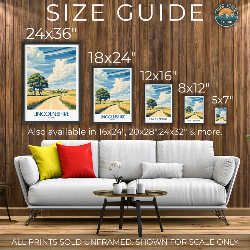 Lincolnshire Souvenir Poster Print