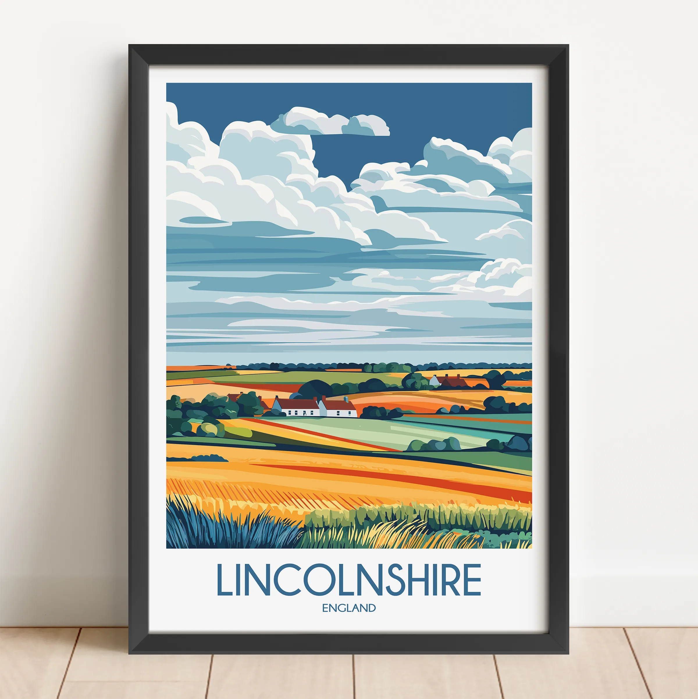 Lincolnshire Souvenir Poster Print