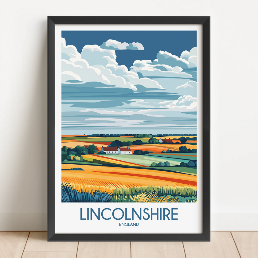 Lincolnshire Souvenir Poster Print