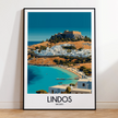 Lindos Minimalist Wall Art