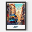 Lisbon Minimalist Wall Art