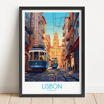 Lisbon Tram Gallery Quality Print