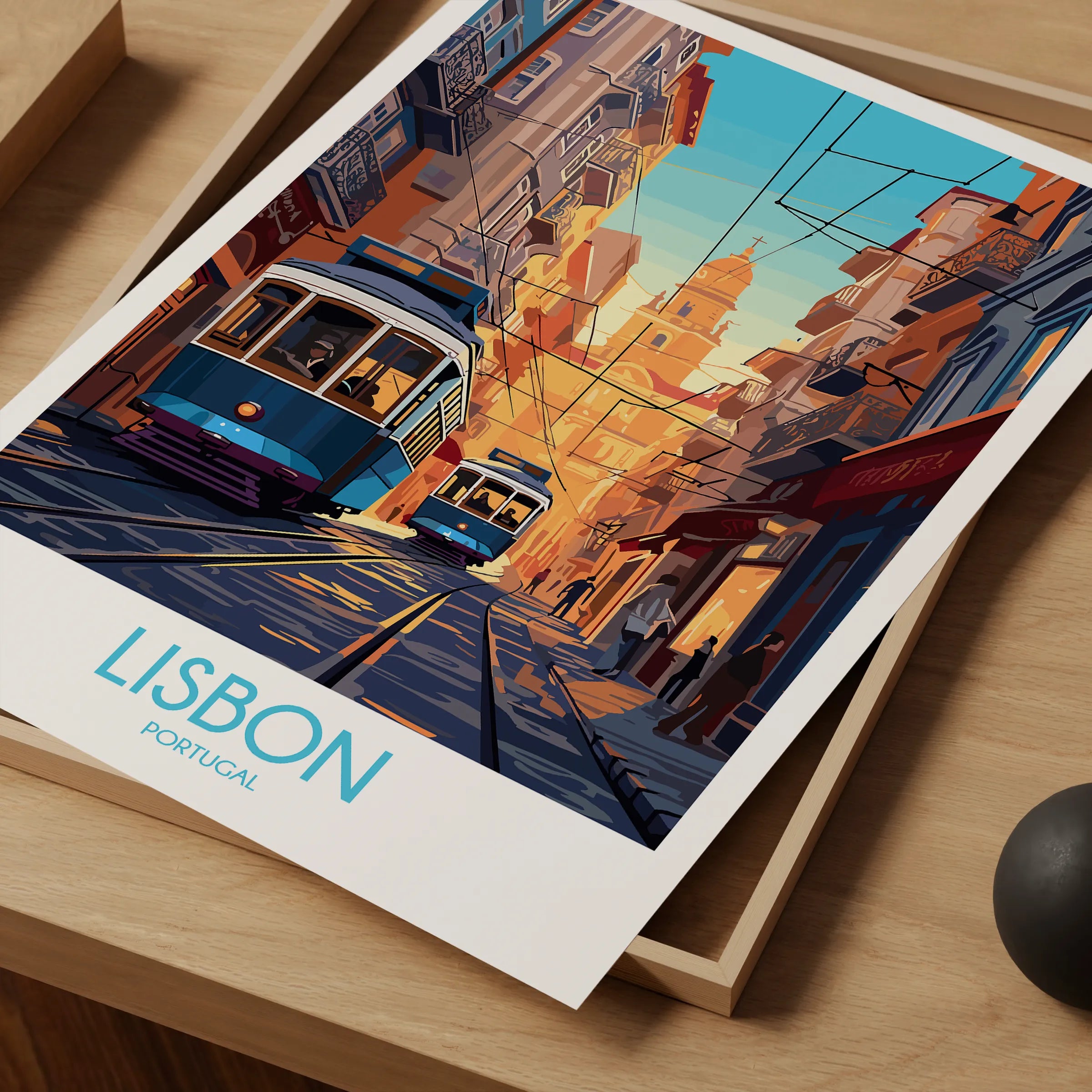 Lisbon Tram Travel Memory Gift