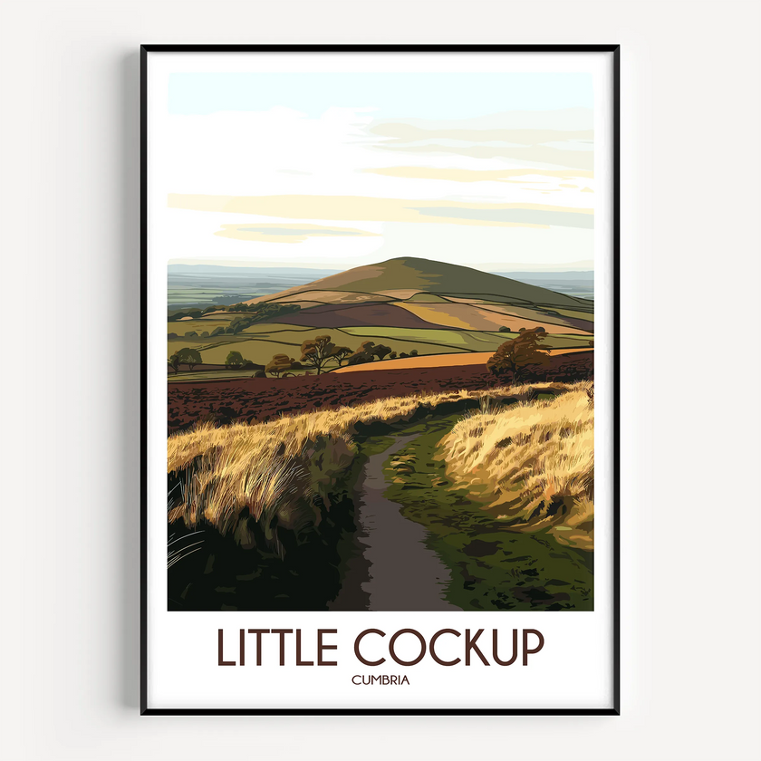 Little Cockup Modern Travel Poster