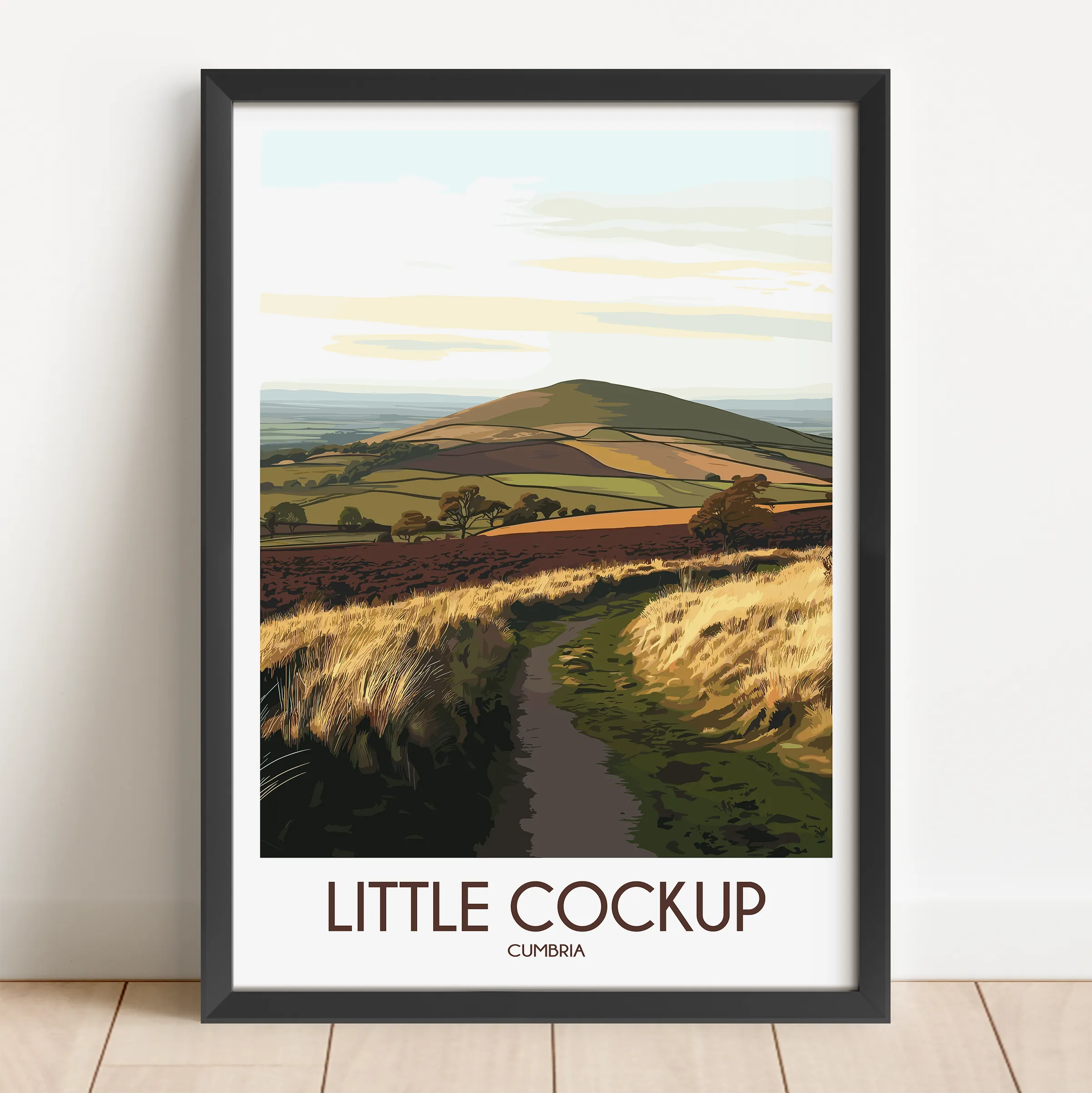 Little Cockup Retro Travel Illustration