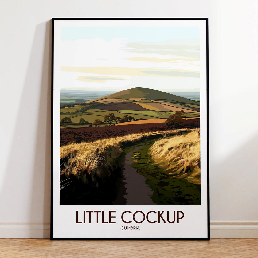 Little Cockup Vintage Style Print