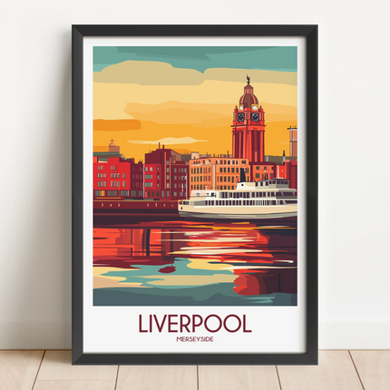 Liverpool Destination Art Gift