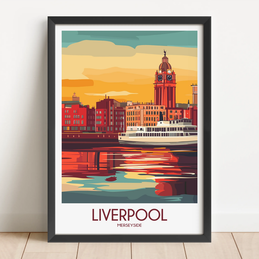 Liverpool Destination Art Gift