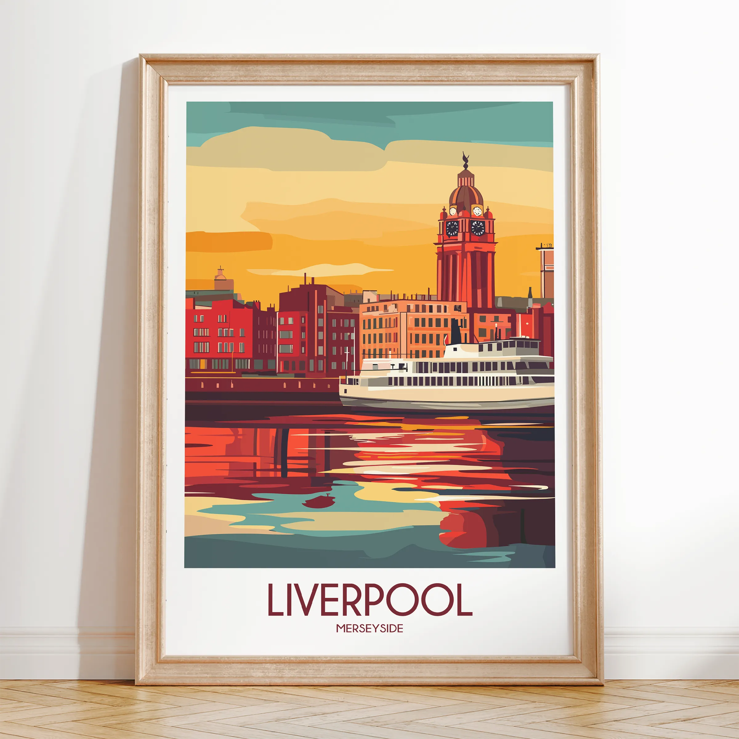 Liverpool Minimalist Wall Art