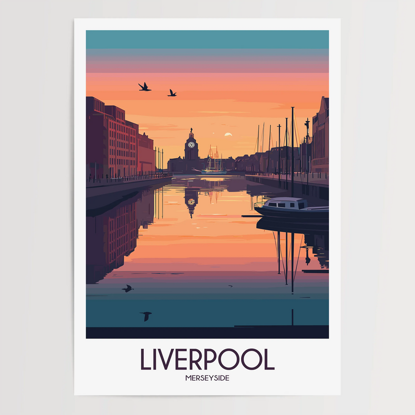 Liverpool Minimalist Wall Art