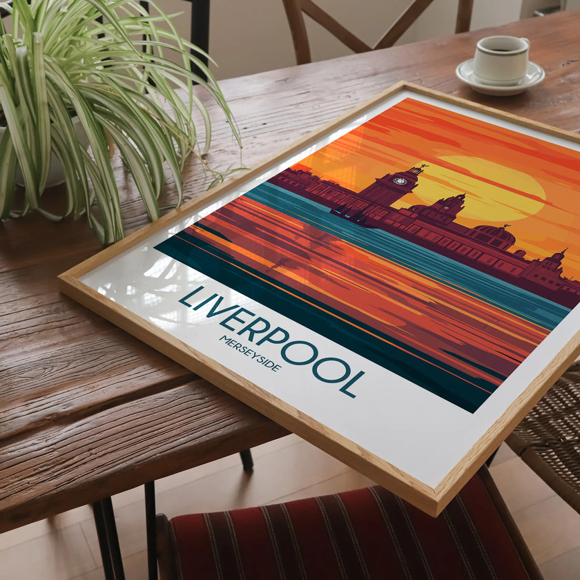 Liverpool Souvenir Poster Print