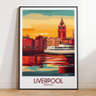 Liverpool Souvenir Poster Print