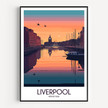 Liverpool Souvenir Poster Print