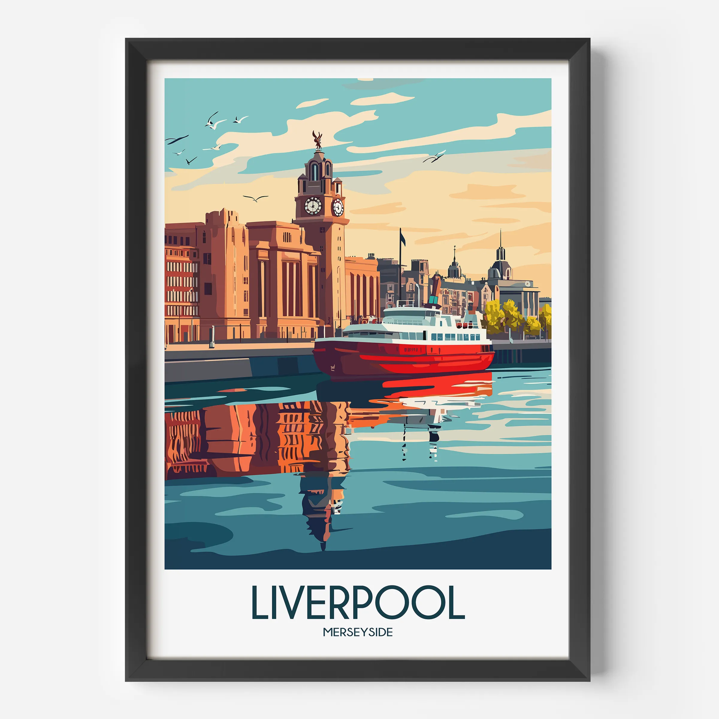 Liverpool Vintage Style Print