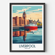 Liverpool Vintage Style Print