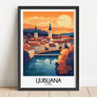 Ljubljana Scenic Landscape Art