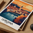 Ljubljana Souvenir Poster Print
