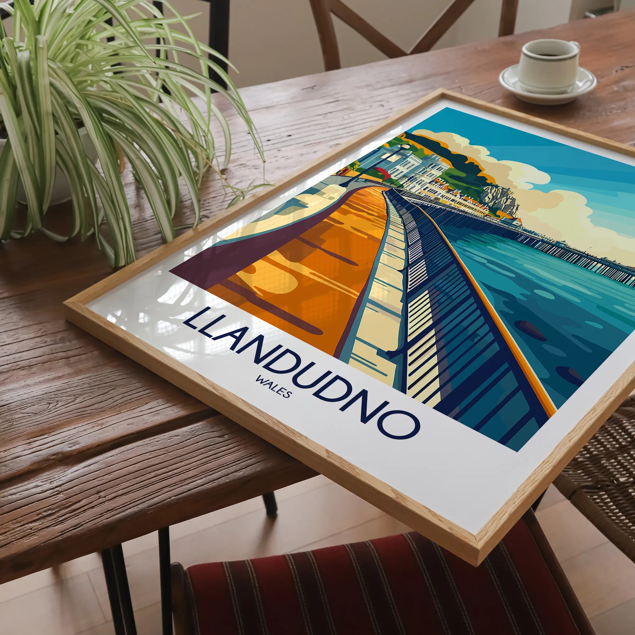 Llandudno Modern Travel Poster