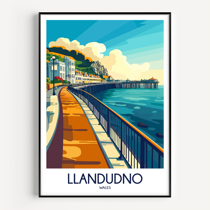 Llandudno Scenic Landscape Art