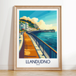 Llandudno Vintage Style Print