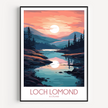 Loch Lomond Minimalist Wall Art