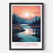 Loch Lomond Souvenir Poster Print