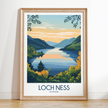 Loch Ness Destination Art Gift