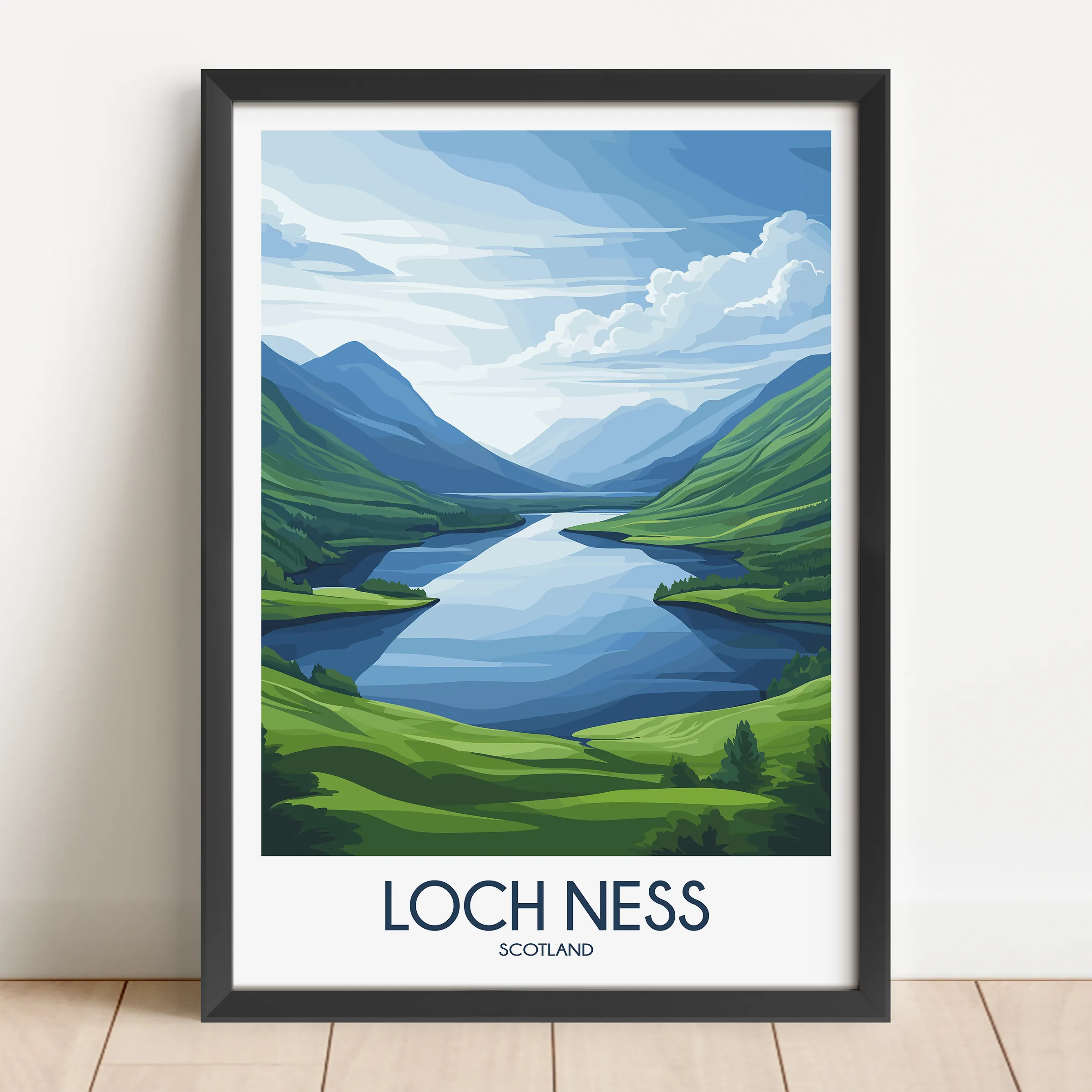 Loch Ness Destination Art Gift