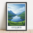 Loch Ness Destination Art Gift