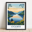 Loch Ness Minimalist Wall Art