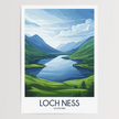Loch Ness Souvenir Poster Print