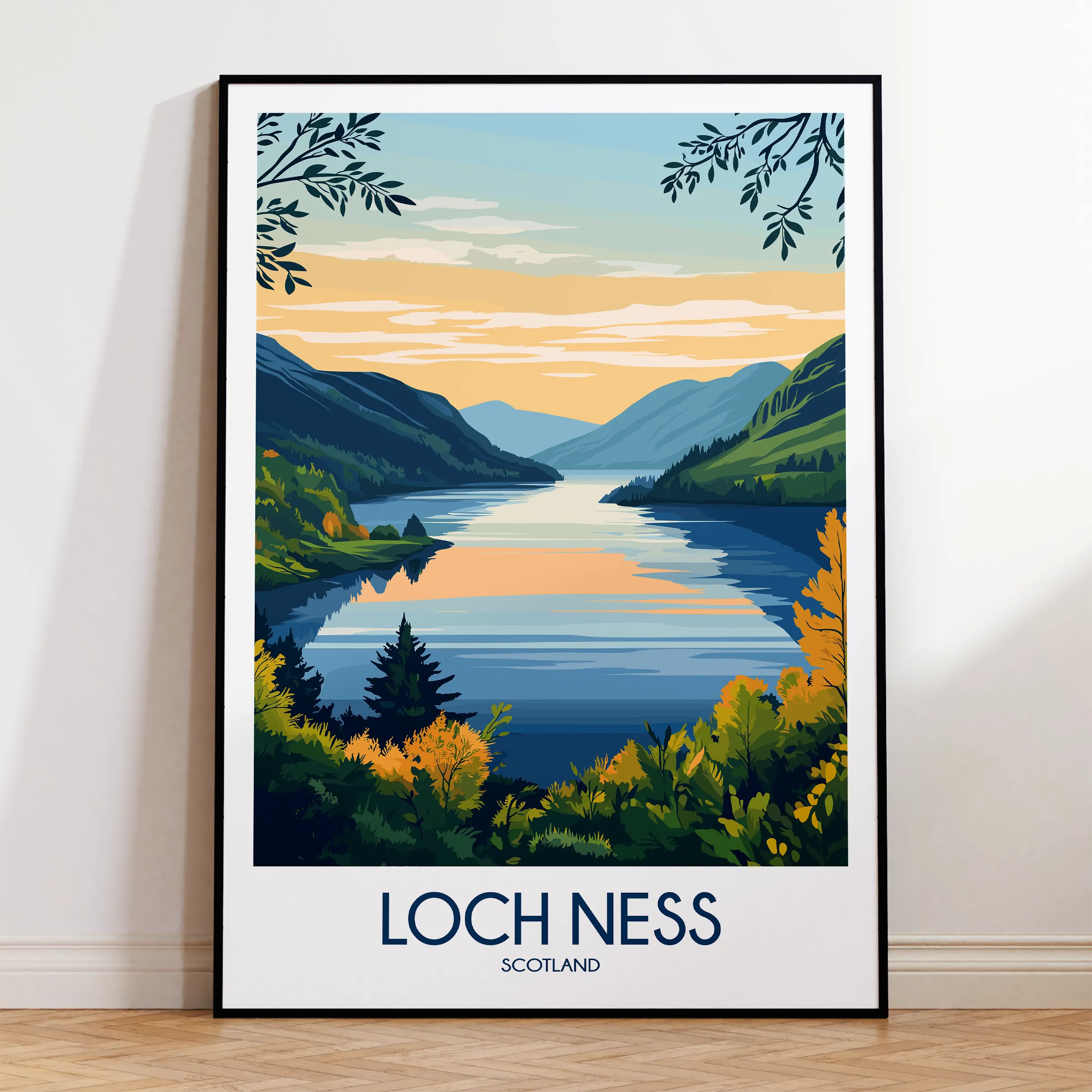 Loch Ness Souvenir Poster Print