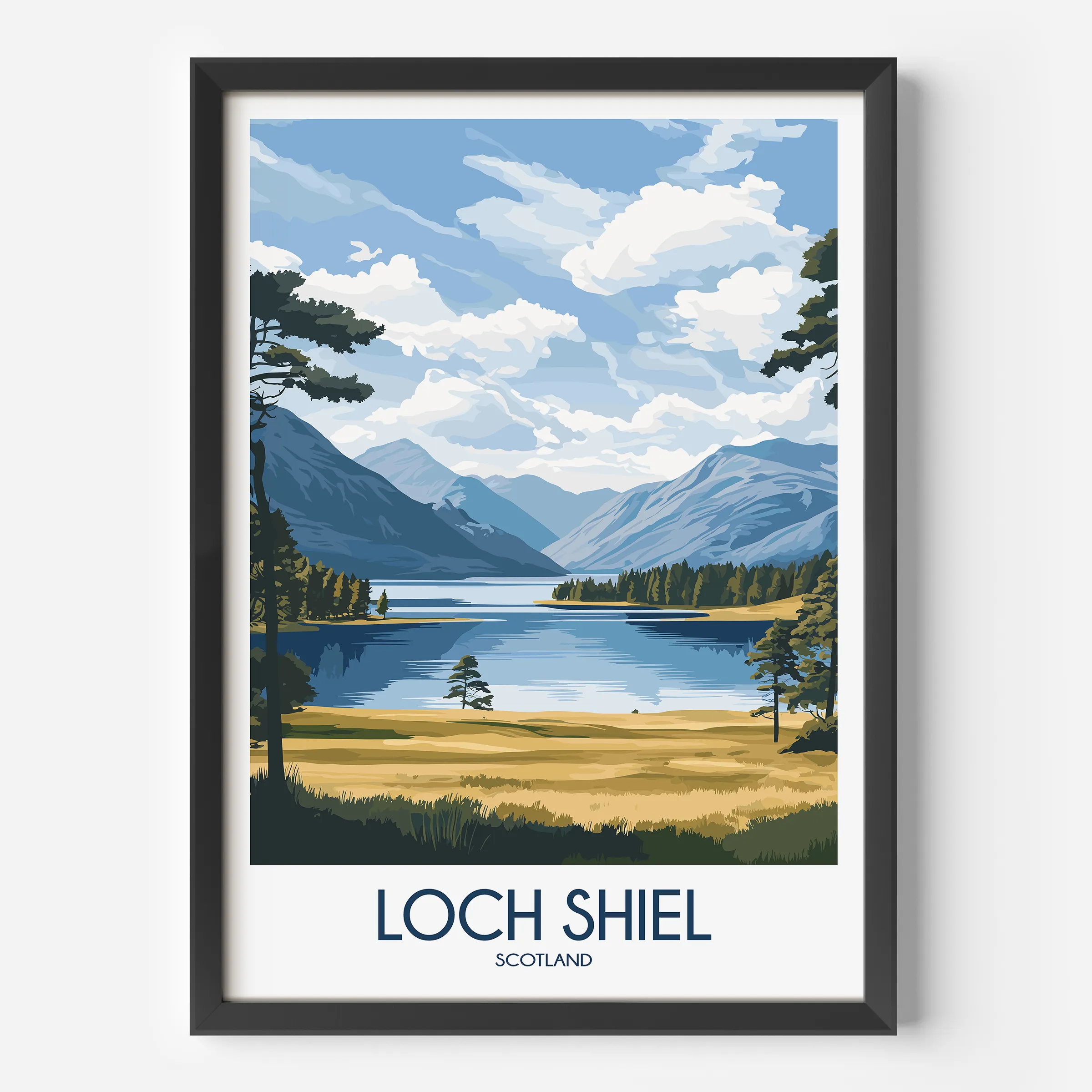 Loch Shiel Destination Art Gift